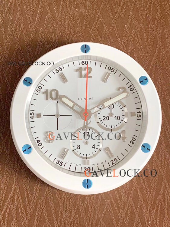 Copy Hublot Big Bang King Power White Wall Clock 34cm